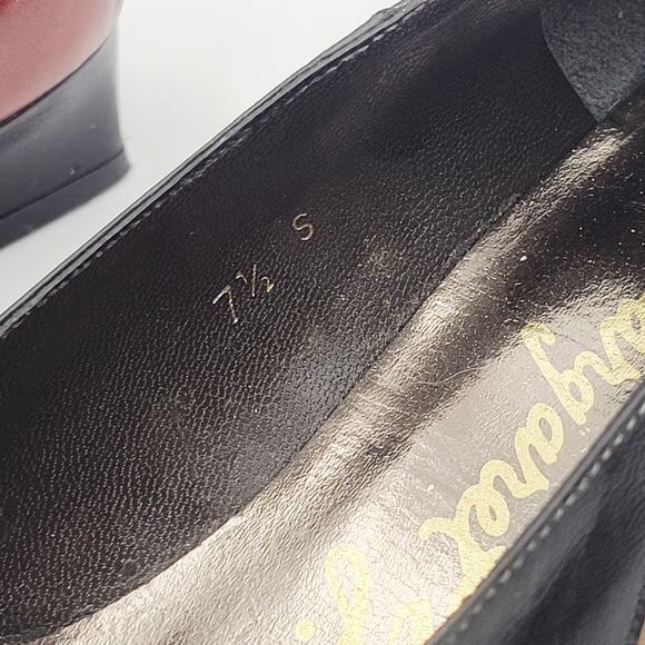 MARGARET JERROLD All Leather Shoes Made In Spain Sz 7.5 S Vintage - Picture 5 of 12